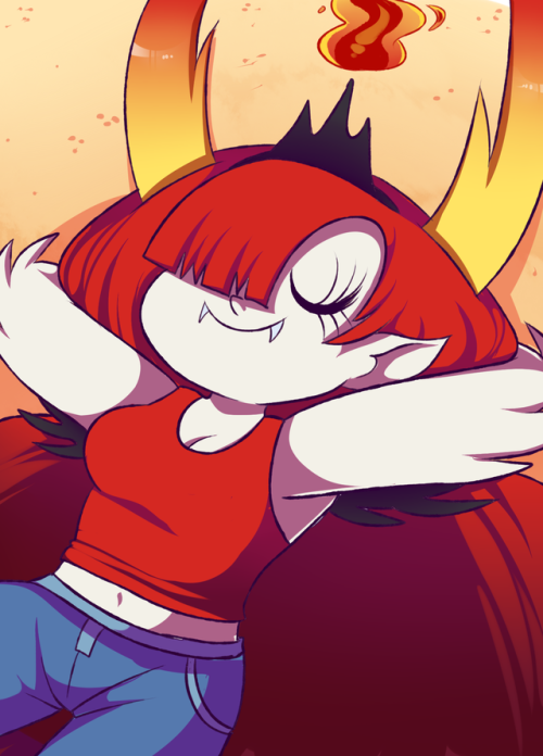 Another collab with my friend @awesomez395Hekapoo just relaxing~