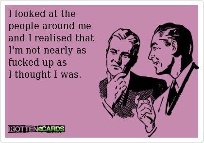 thesexyredsiren: Family gatherings can make you question everything! Lol  