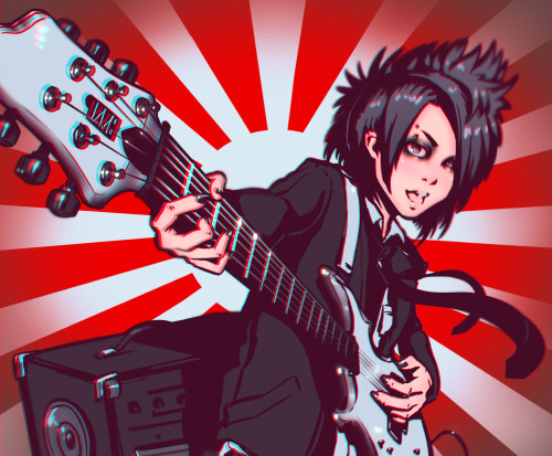 Omi from exist†trace fan art. Another cool guitarist from one of the best bands in the world!