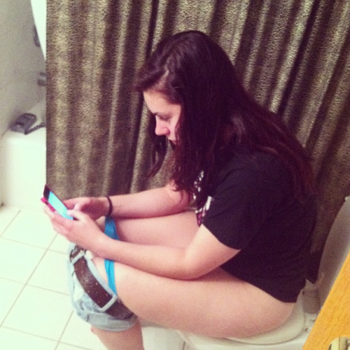 For more girls sitting on the toilet follow me/p>Click To Follow Click To Submit