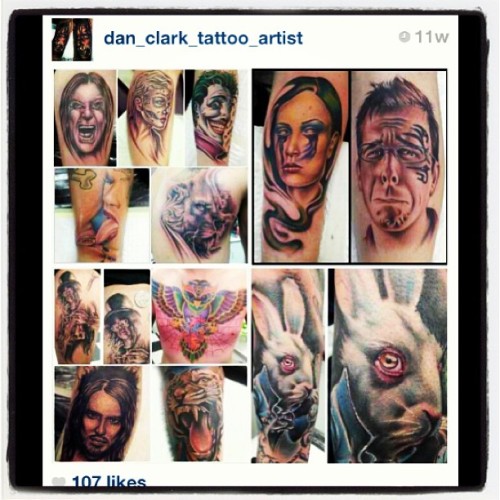 Follow this #aussie #tattoo #artist @dan_clark_tattoo_artist