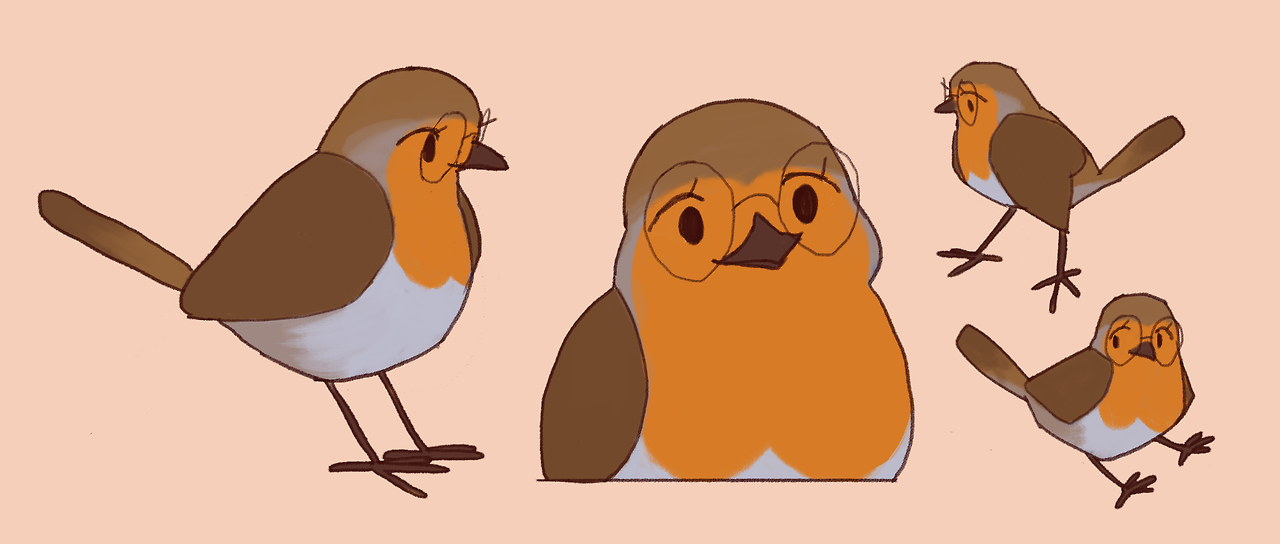 crowske:  school stuff ft. cute birds! (i know the names for the restaurants are