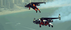 supersonicart:   Two Daredevils JetPack Over
