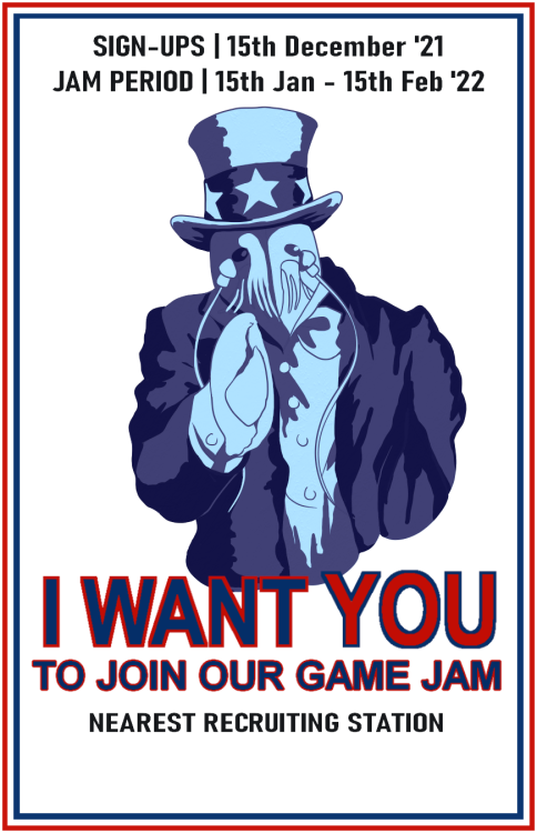 bluelobstersdev: New hetagame jam just dropped Indeed, join the gamejam when we decide to let yis si