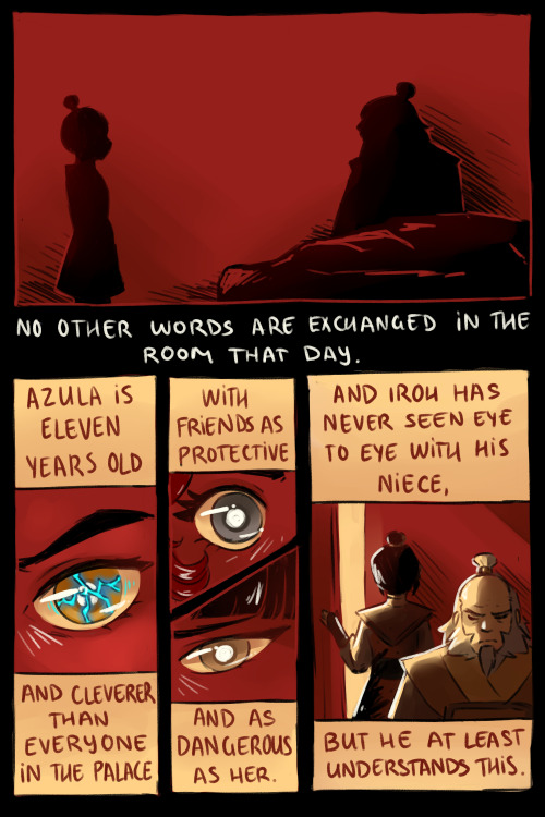 urbanfantasyinspiration:scholarlypidgeot:blueskittlesart:Azula always lies. saw this post by @heaven