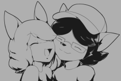 theterriblecon:I don’t often get all gay and gushy but, here’s a pic of me and my girlfriend @dugglexxShe’s my light &lt;3