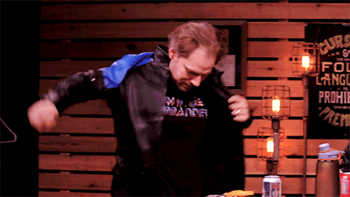 roosterhunter:ryan in his fahc jacket ‘cause BOI