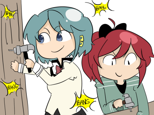 asktheherofjustice:  Yes! Kyouko and I have banged multiple times in different locations! 