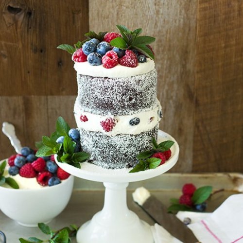 dessertgallery: Chocolate Financier Layer Cake-Get your hourly source of sweet inspirations! || Foll