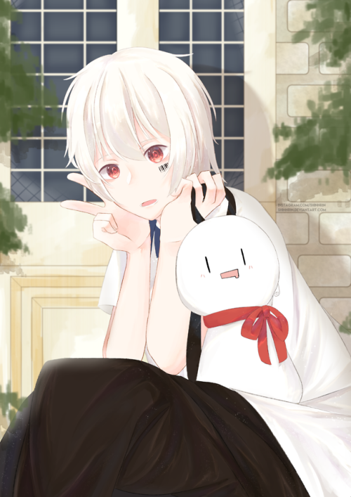 Mafumafu based on that pic of his. Its such a cute outfit &lt;3 It’s been a while sin