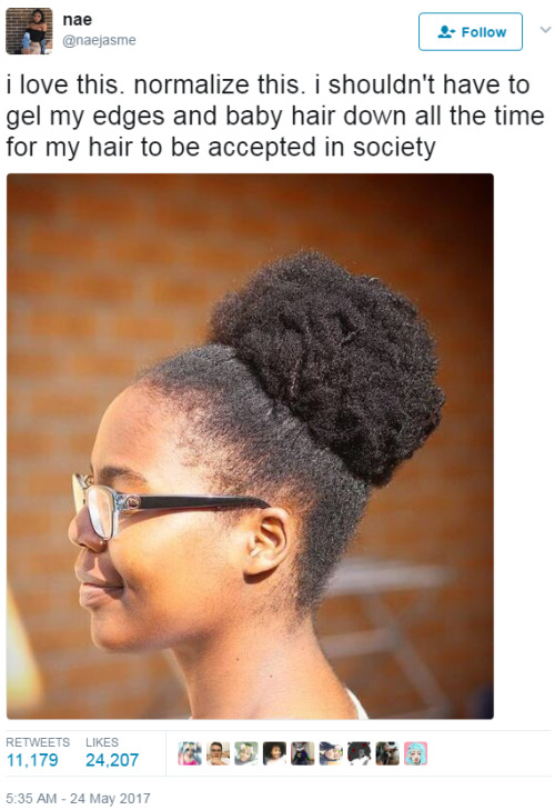 nalstrodamus:simplychaleena:rainicornsandbubbles:lagonegirl:this #naturalhair #blackexcellenceActual