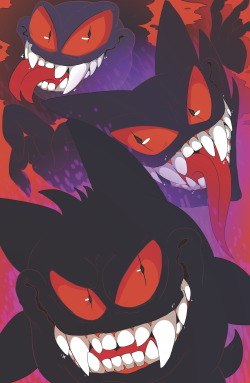 Deerlette:  My Most Self-Indulgent Print Yet…. Gotta Love Drawing Pointy Teeths,