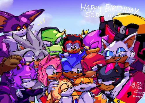 happy 30th birthday sonic, thanks for making me happy