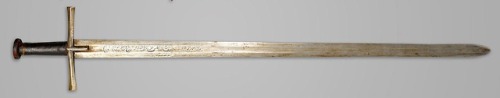 victoriansword:Kaskara, 19th CenturySudanese kaskara, 19th century, straight 33 inch double edged an