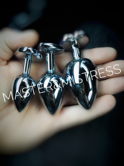 master-and-mistress: Our new toys are here. Tell me which one do you want to see in my ass first!