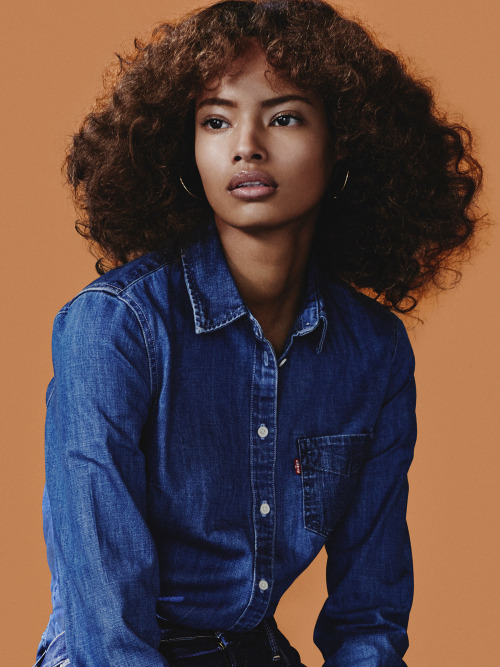 noirmodels:malaika firth in vogue russia june 2015 by emma tempest