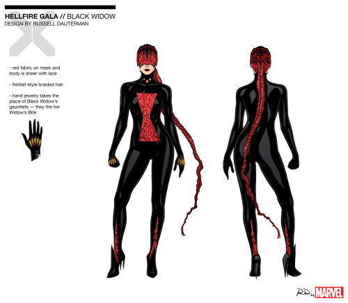 X-MEN HELLFIRE GALA 2022 ❌ Here are my character designs for Scarlet Witch, Spider-Man, She-Hulk, Ga