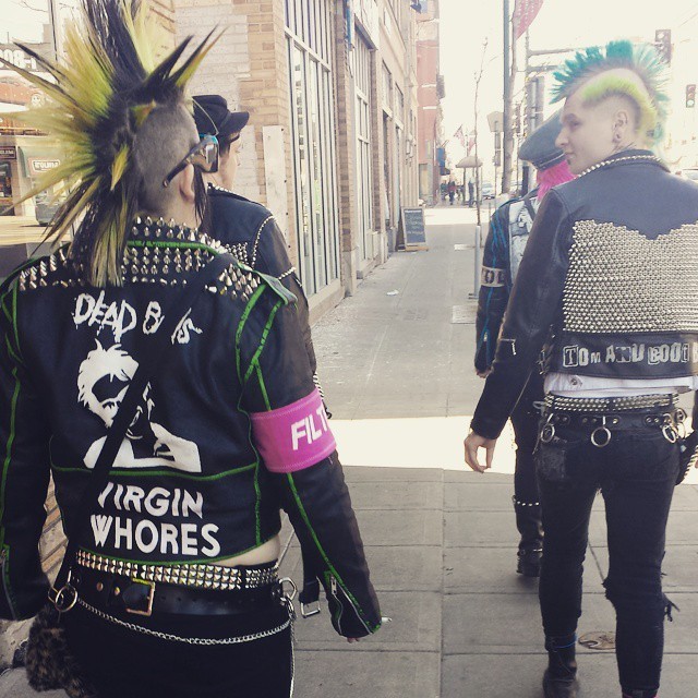 hellray:  shitforbrainz:  Punks dress fucking punk @punksdresspunk #staydekt  Payton