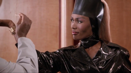 66lanvin:redpeasoup:Grace Jones as Helen Strangé, 1992L'ESSENCE du SEXE………..No.1