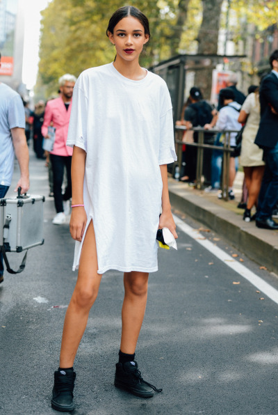 t shirt dress outfit tumblr