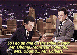 beeishappy:  TSJF | Stephen sits next to The First Lady.