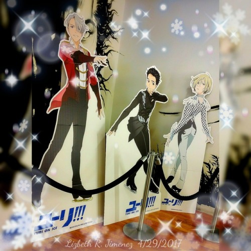 Met my husbando, Yurio , at the lil&rsquo; Yuri on Ice event at Kinokuniya, NYC ♡ &amp; A NE
