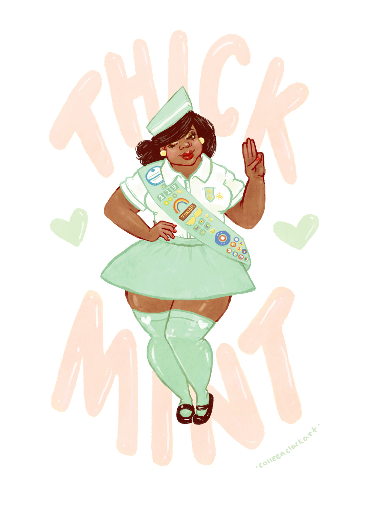 brofisting: colleenclarkart:  Happy Girl Scout cookie season everyone!  Read More