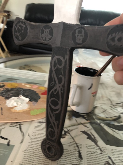 wendywhite13:Gramr Reforged!I don’t do a lot of physical painting anymore but I was very excited for