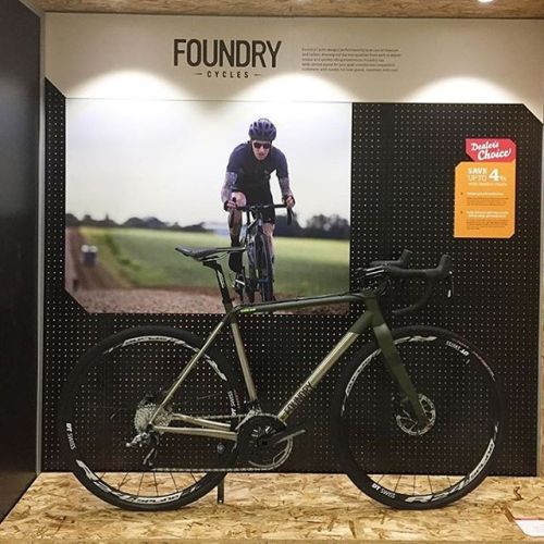 foundrycycles: ICYMI the #foundryoverland was proudly on display in the @qualitybike #interbike boo