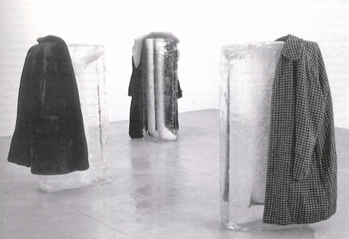 halogenic:  “cold shoulders” (1990) - David Hammons 