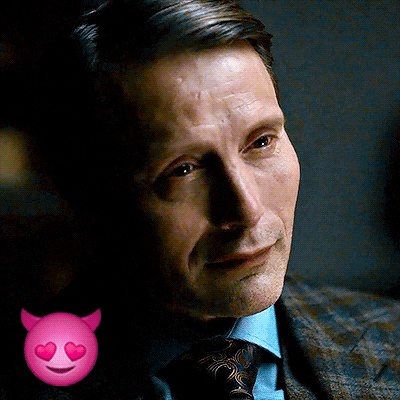 hannibalism:hannibal (in love with will) + love emojis [x]