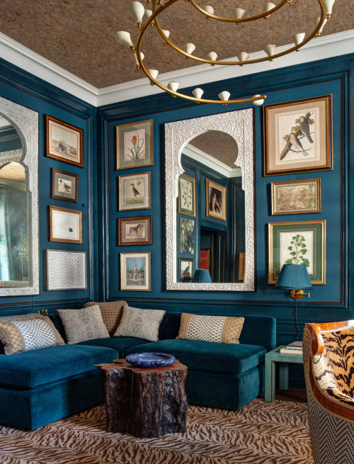 {Continuing on with the tour of this year's Kips Bay Decorator Show House in New York, housed in one