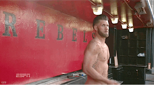 gfbaseball:  ESPN The Magazine’s 2015 Body Issue: Bryce Harper 