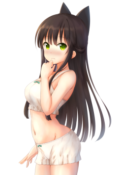 cute-girls-from-vns-anime-manga:  うらら迷路帖　紺ちゃん by  KiriFrog  