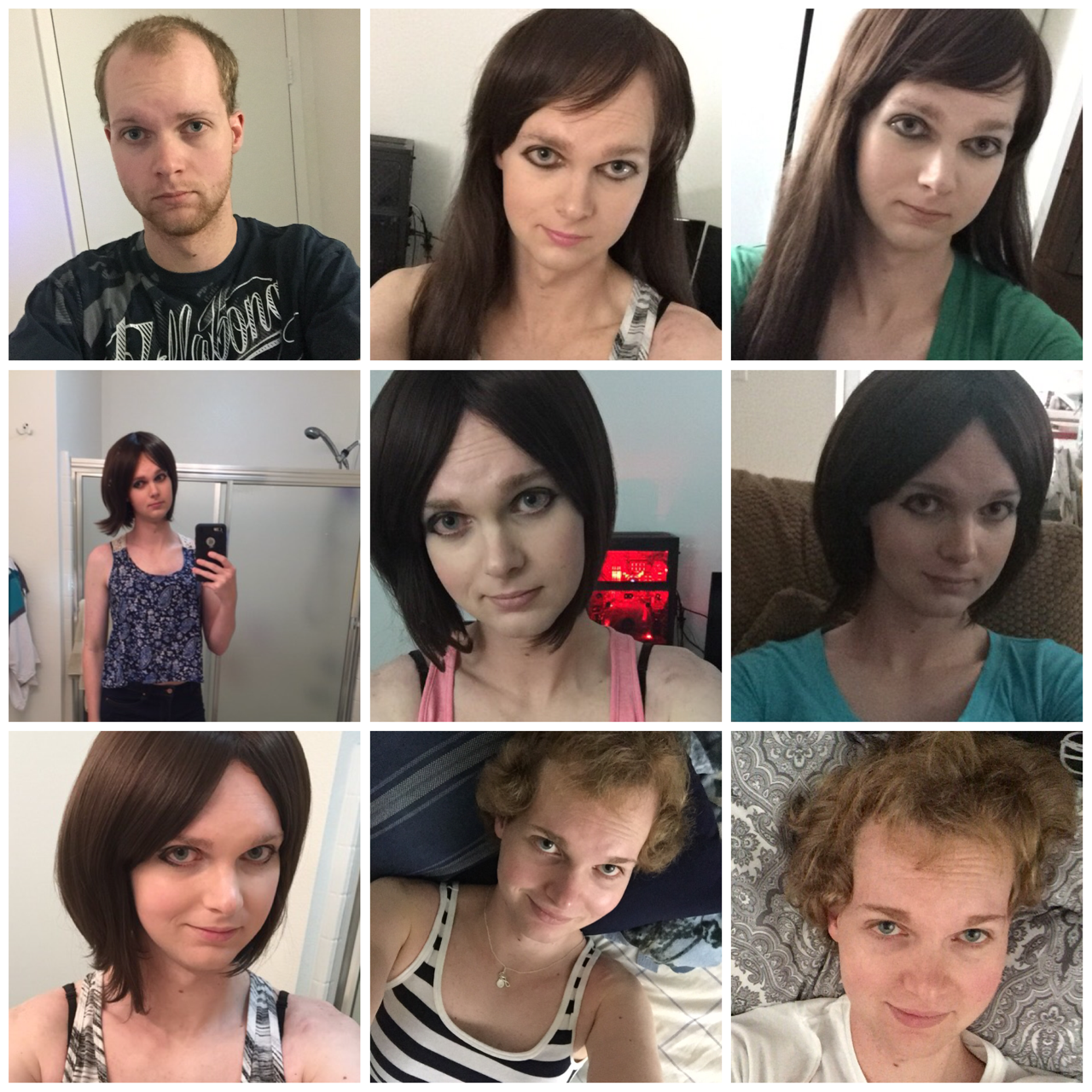 lanaloveasaurus: My HRT progression over 7 months from Pre-HRT to now … I look