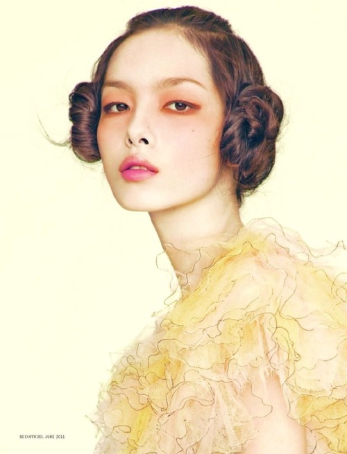 impressionism: fei fei sun for l'officiel china june 2011