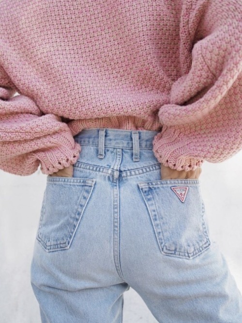 pink sweater