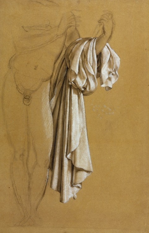 langoaurelian:  Joseph-Ferdinand Lancrenon (French, 1794-1874),                                      Study of Drapery, National Gallery of Scotland, Edinburgh.