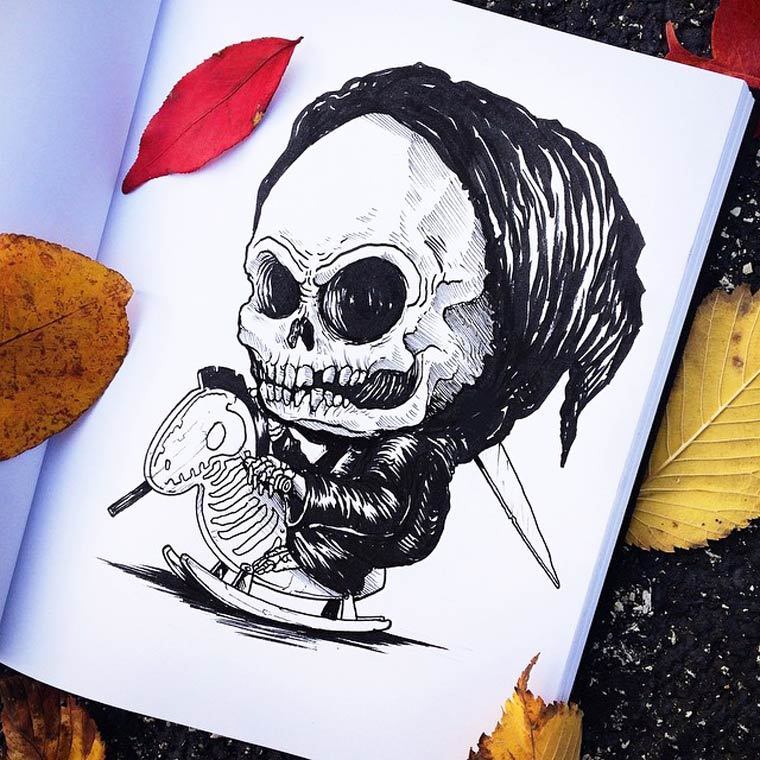 skindeeptales:  Terror Babies by Alex Solis 