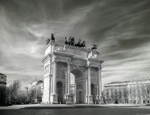 Milano, Arco della Pace(IR 760 nm)