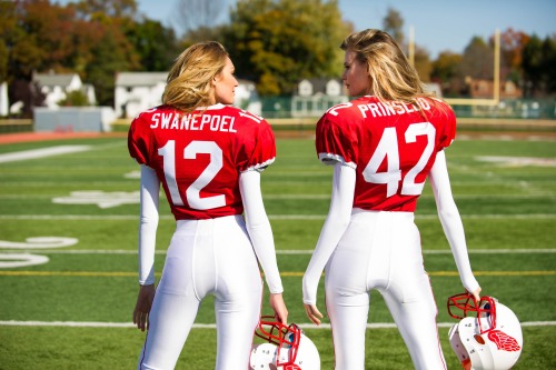 candiceswanepoeldaily:  Victoria’s Secret Angels for the Valentine’s Day Super Bowl 2015