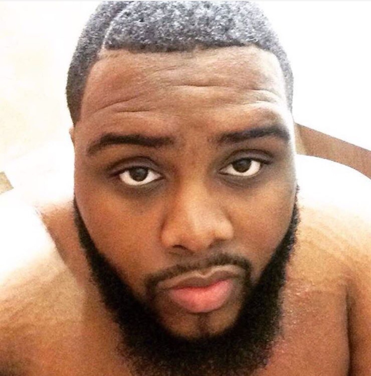 tmckenzie85:  Bearded, Thick &amp; Sexy! 😍🙌🏾