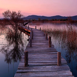 coiour-my-world:Twilight on the lake Vrana | Sinisa Strkalj