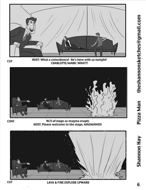 pyromania2014:agentumbls:haysketch:Magmanos Storyboards | full sequenceThis is an adventure Thi