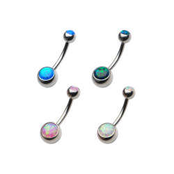 girlyplugs:  .99 Opal Belly Rings