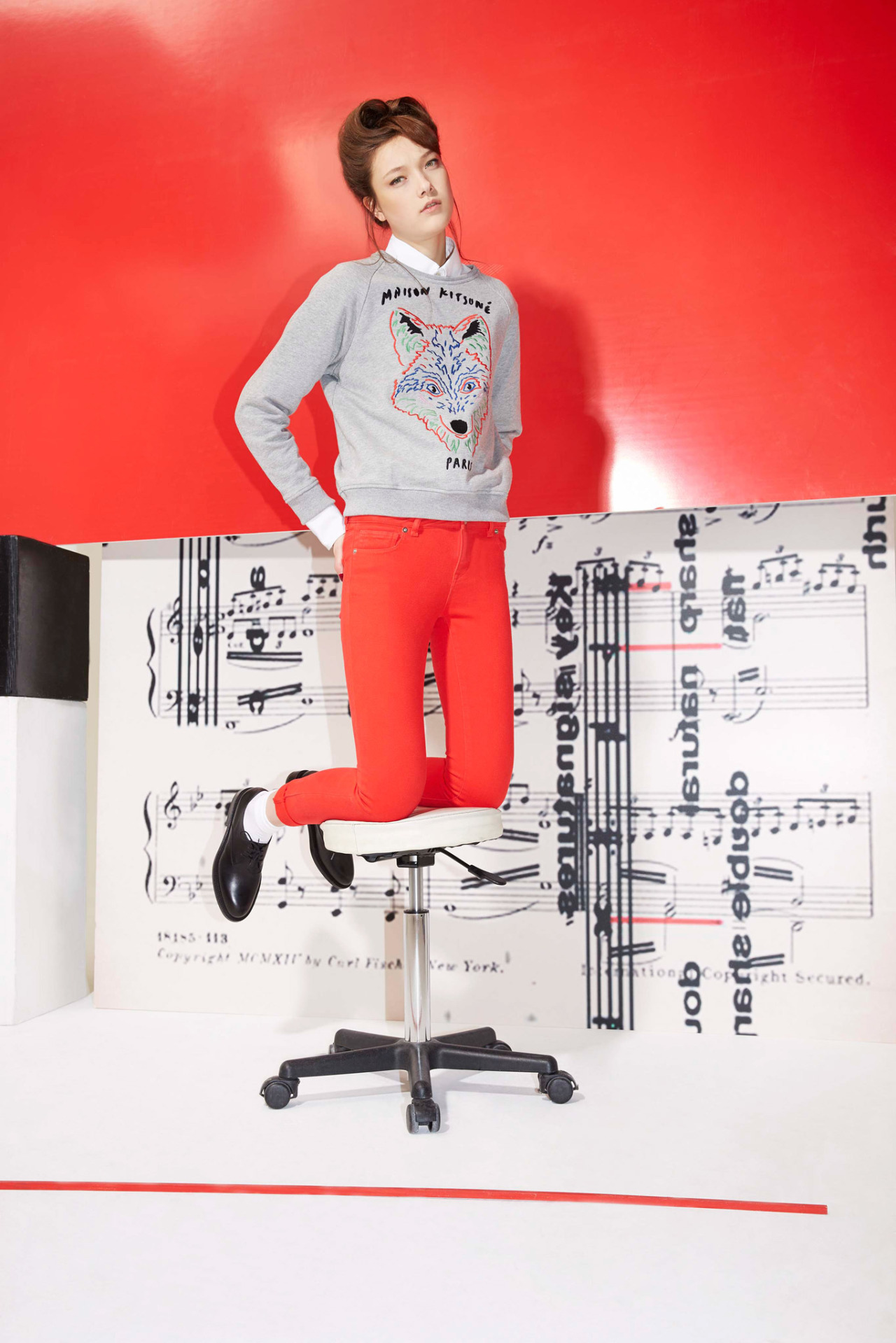 theclotheshorse:   maison kitsune fall 2014 