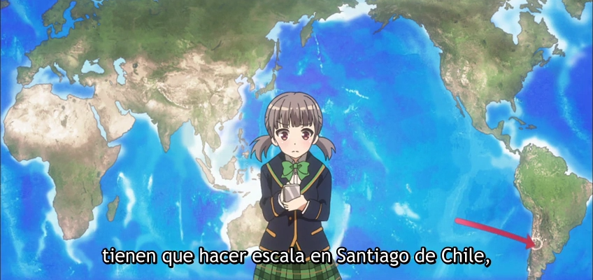 basuraparallevar:  Siempre sale Isla de Pascua en algun anime (?)