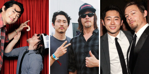 reedusnorman:  “[Steven] is one of my best friends. I was with him when he proposed to hi