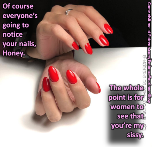 embraceyourinnersissy:  I hope you are all safe and well.If you have a bit of time, come see all of my posts, and even more, at my Patreon site:  https://www.patreon.com/EmbraceYourInnerSissyPlease be safe.