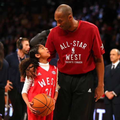 bballinspiration:Kobe and GiGi . This is absolutely heartbreaking. 